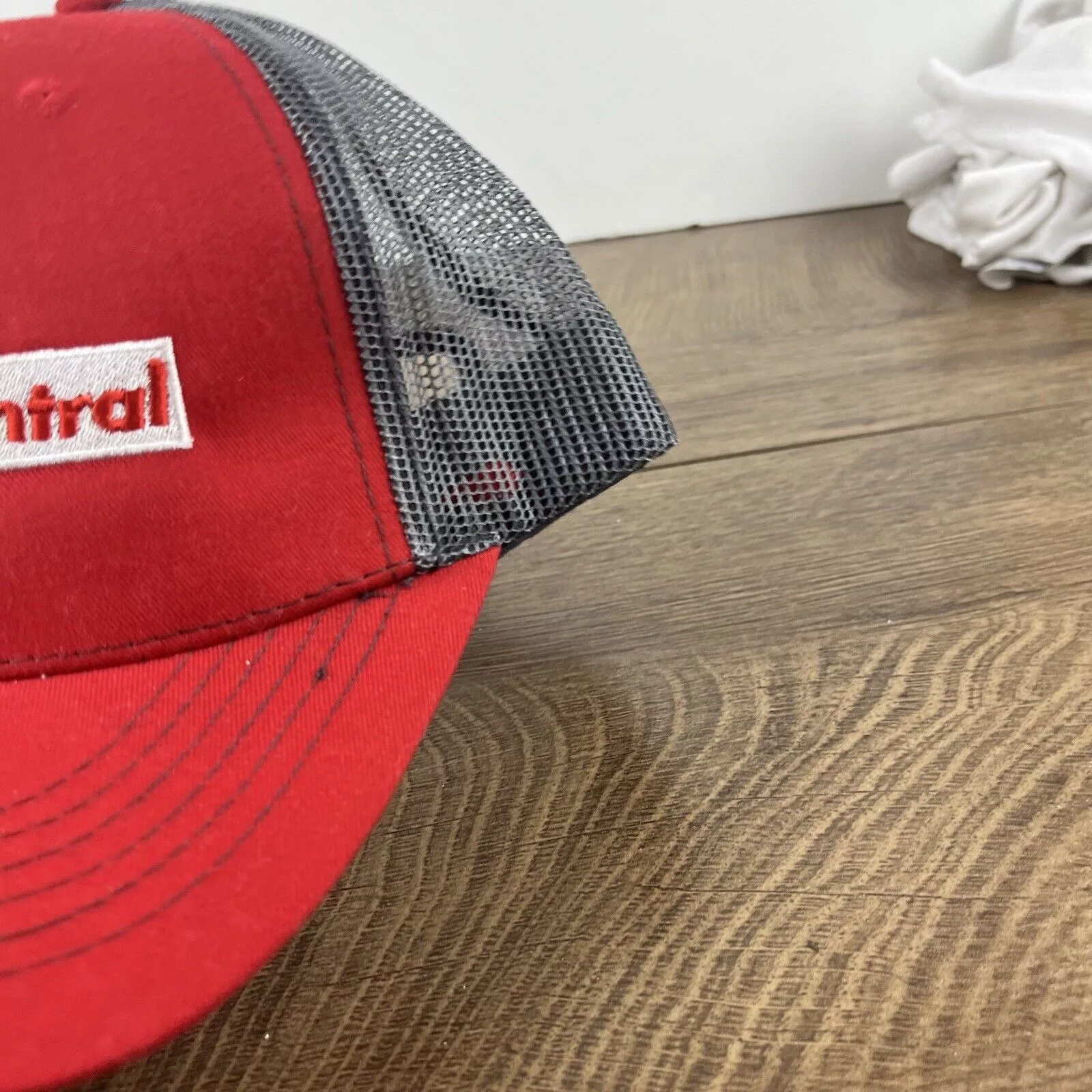 Other Hats Other Pointe at Central Hat Adjustable Hat Red Hat Adult Fit Red H