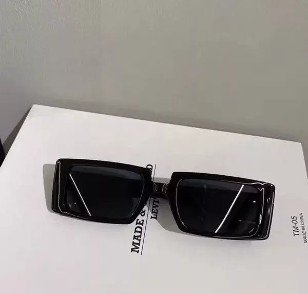 Designer Sunglasses Designer × Vintage Retro punk sunglasses Black