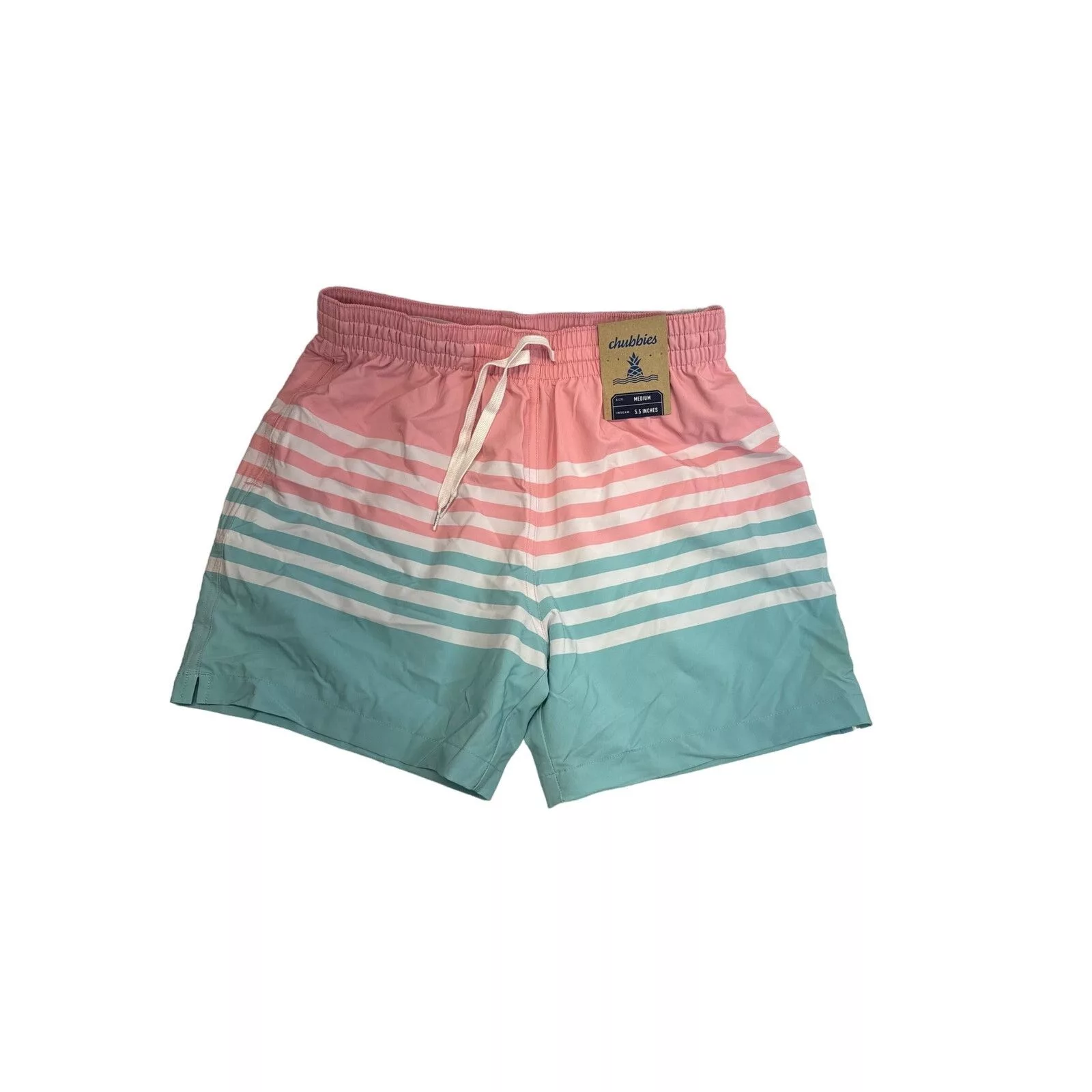 Chubbies Swimwear Chubbies 5 1/2 inch classic swim trunk men sz M Blue