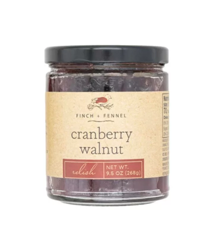 Cranberry Walnut Relish 9.5 oz Jar
