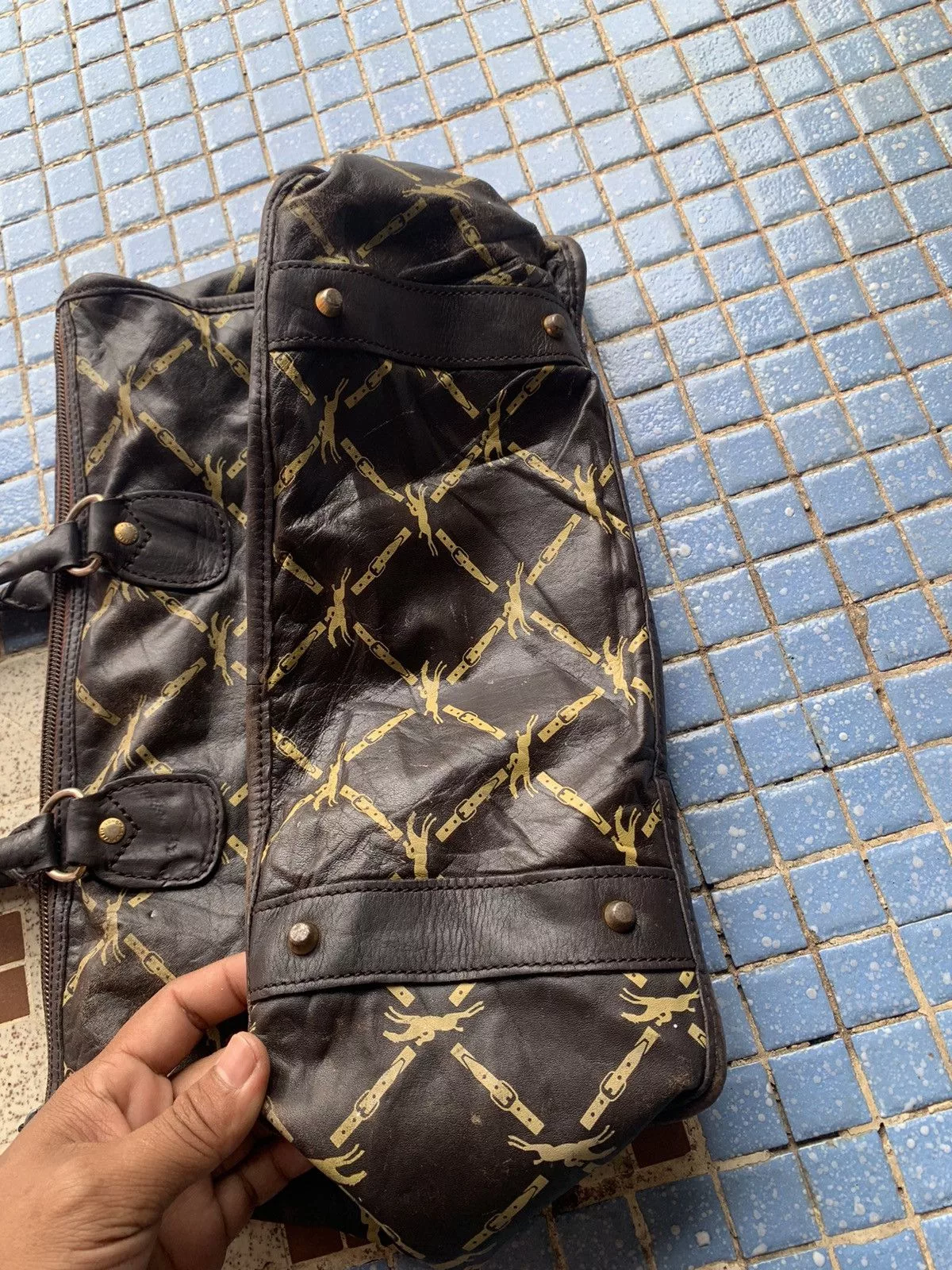 Longchamp Handle Bags Longchamp × Vintage Vintage longchamp handle bag Brown