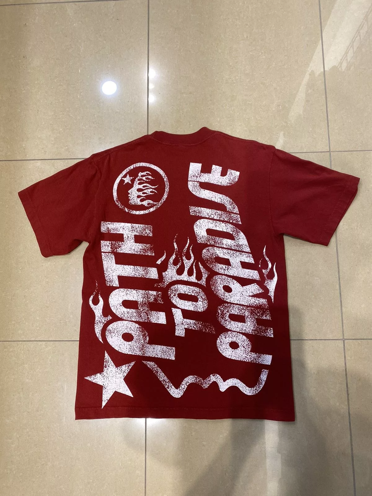 HELLSTAR Short Sleeve T Shirts Hellstar Red Cross Tee Path To Paradise M