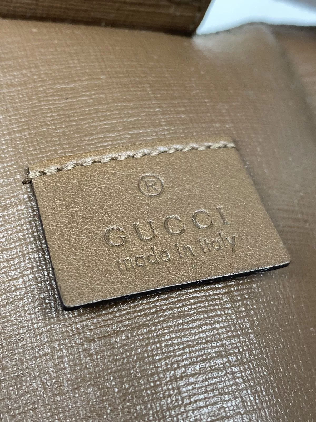 Gucci Wallets Gucci GG Monogram Buckle Key Holder Brown