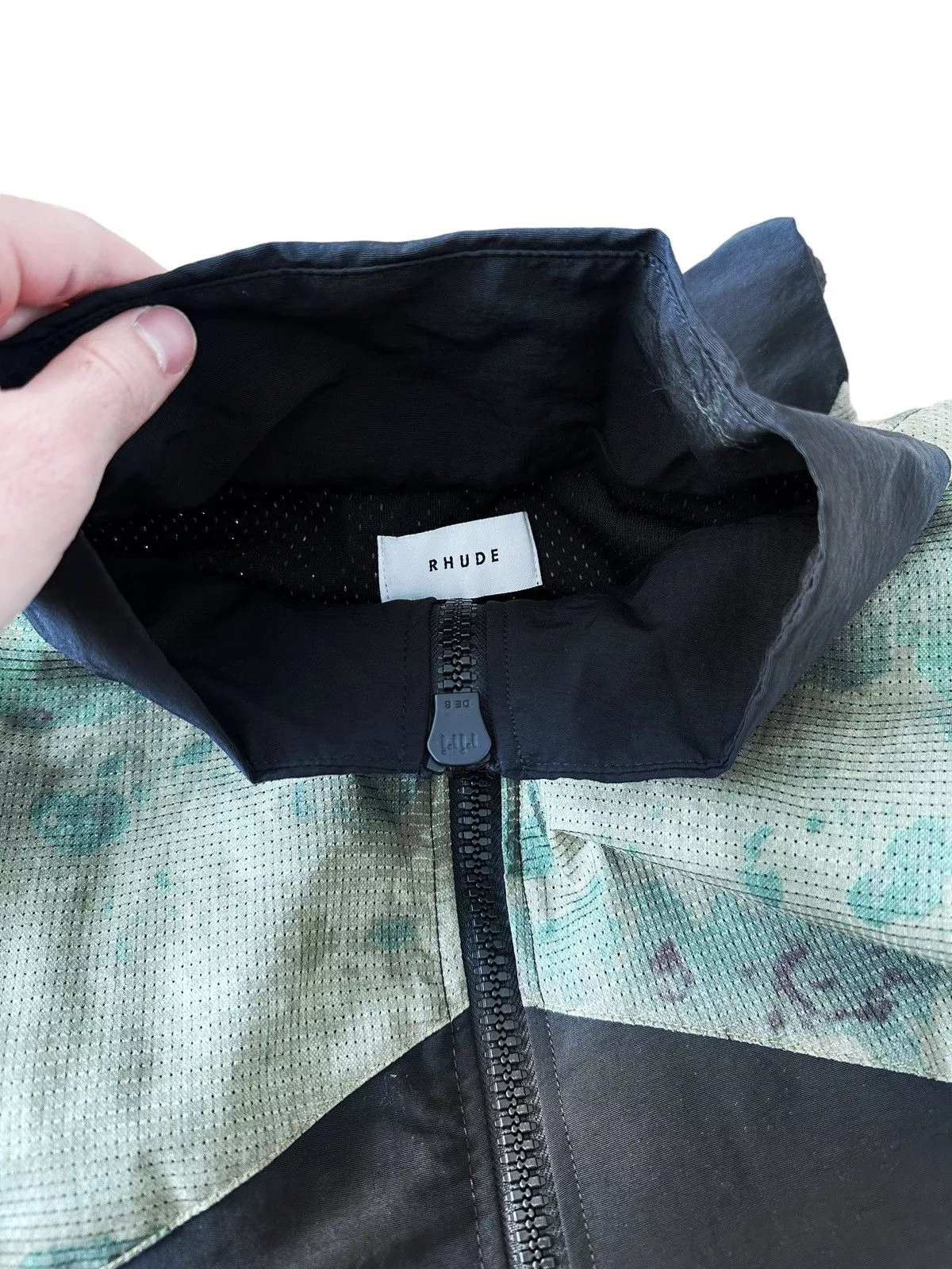 Rhude Light Jackets Rhude Camo Pill Flight Jacket Windbreaker Black