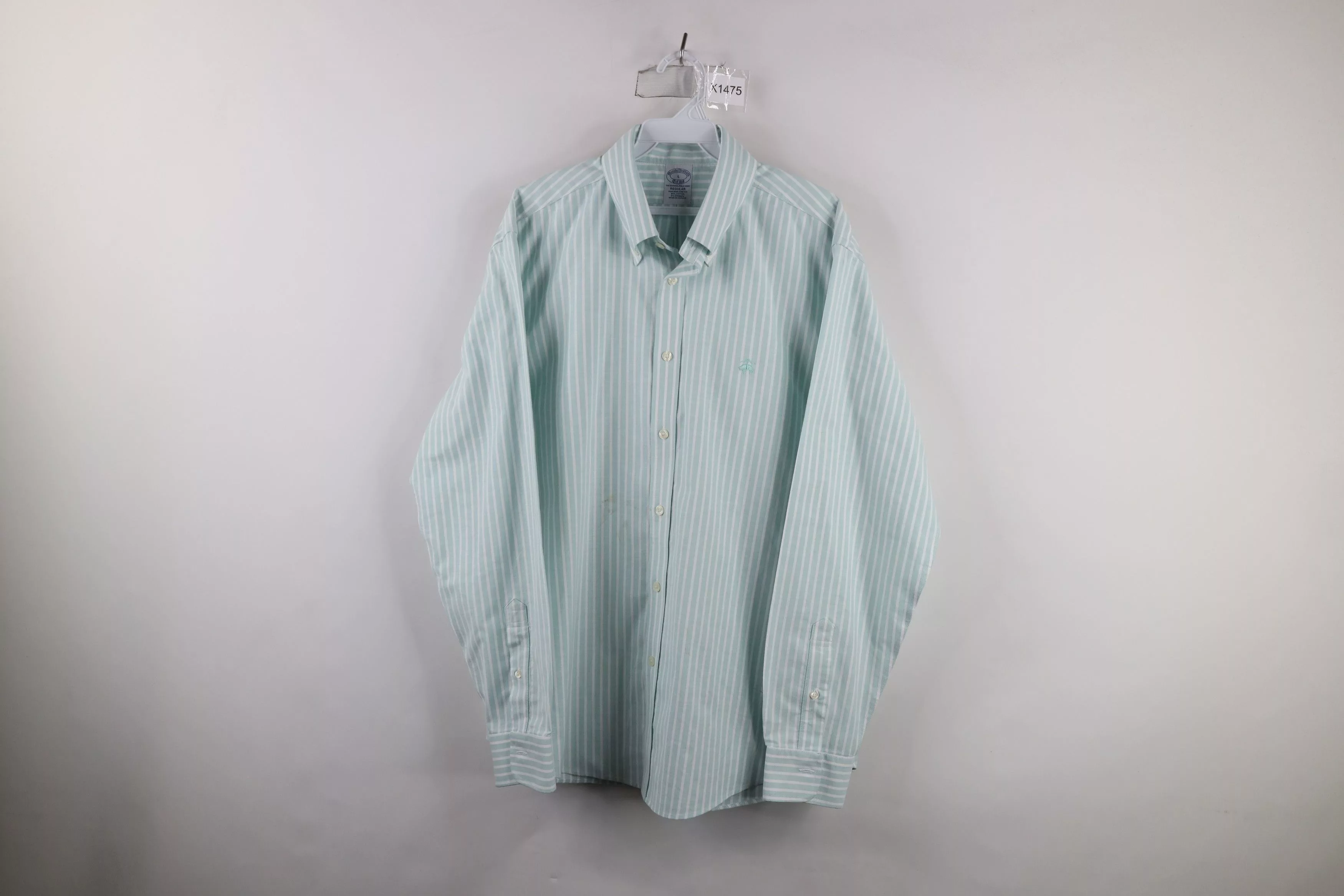 Brooks Brothers Shirts Button Ups Brooks Brothers × Vintage Brooks Brothers Non Iron Stretch Striped Button Down Shirt Multi