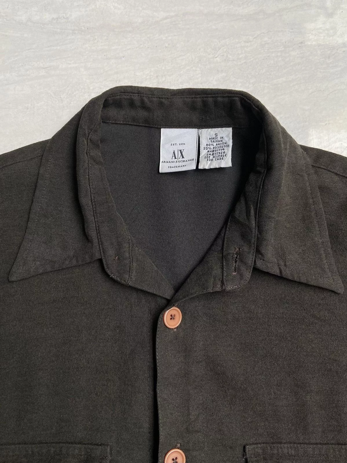 Armani Exchange Shirts Button Ups ARMANI EXCHANGE Brown Shirt