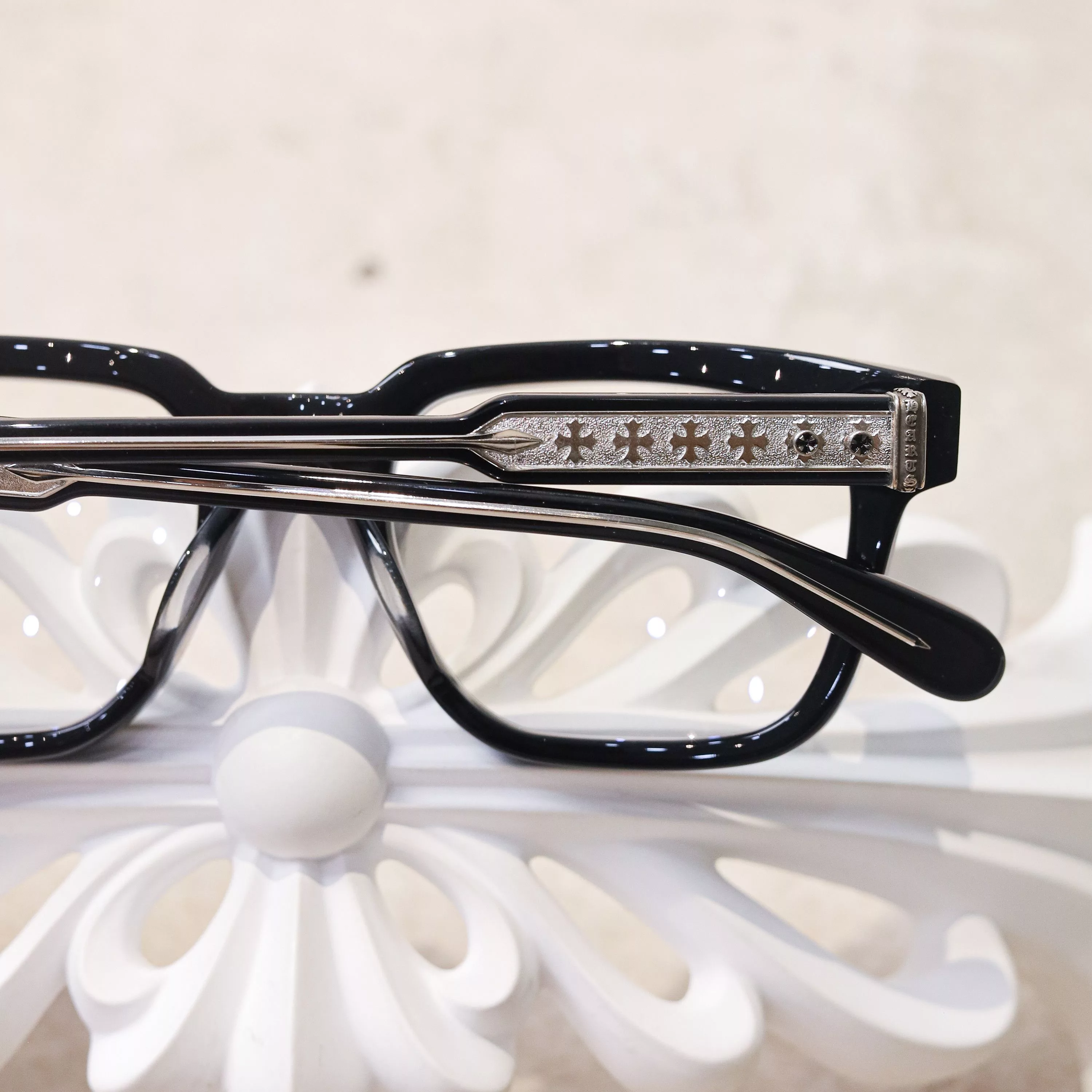 Chrome Hearts Glasses CHROME HEARTS Ambidixtrous BLACK