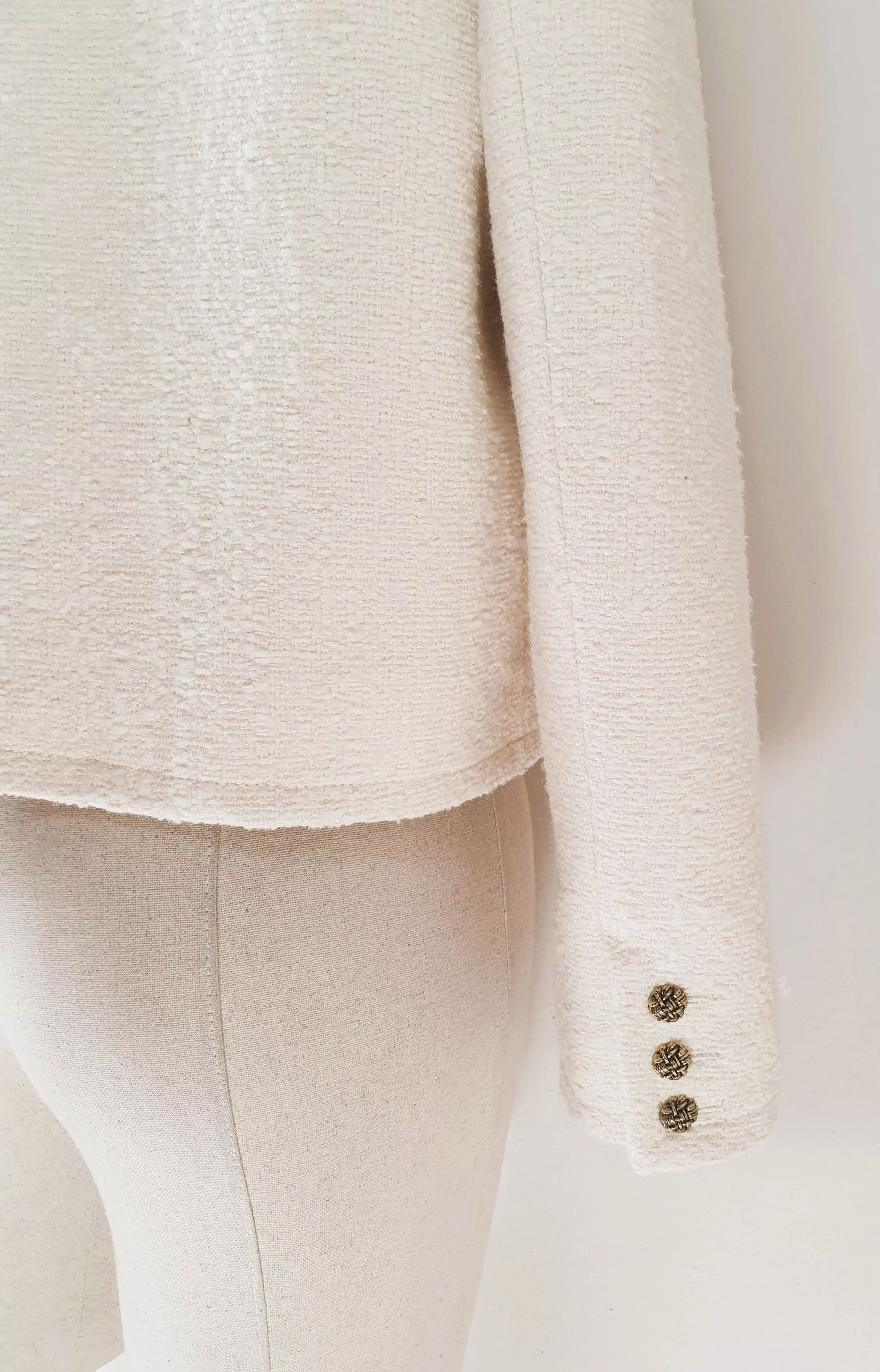 ba&sh Jackets ba&sh Tweed Ecru Jacket Beige