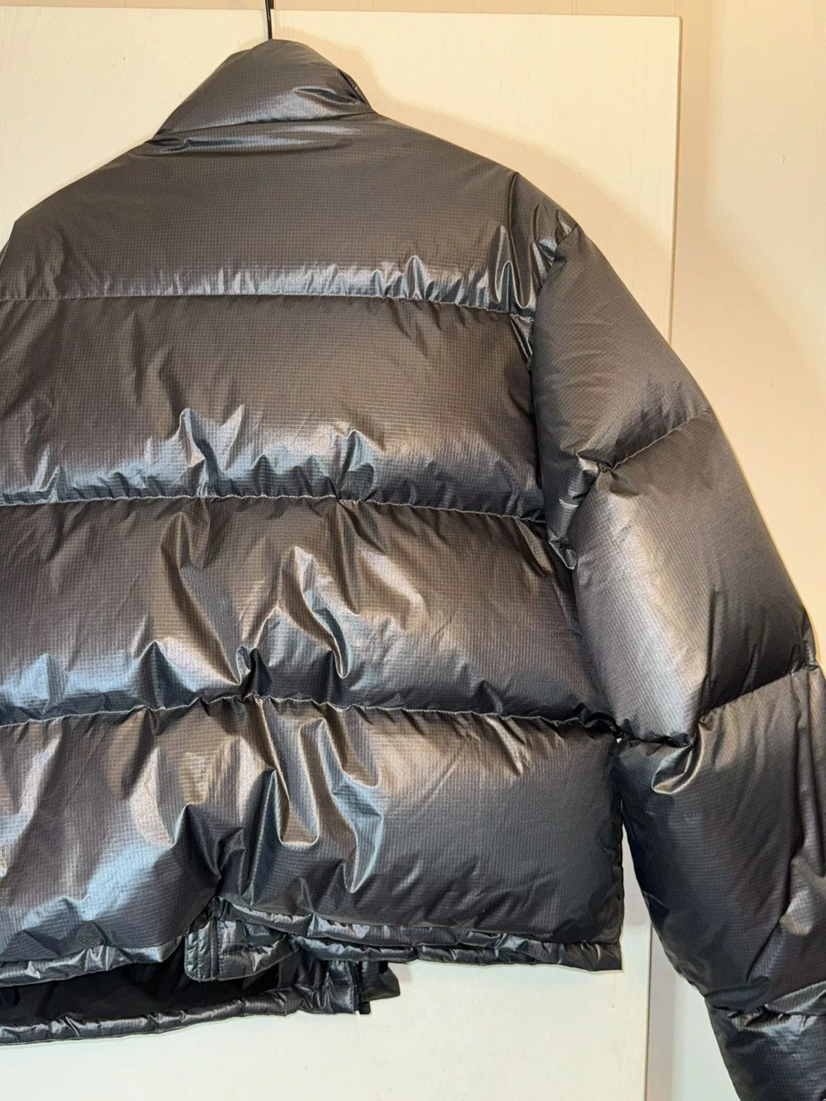 Entire Studios Heavy Coats Entire Studios Men's Black and Silver Jacket