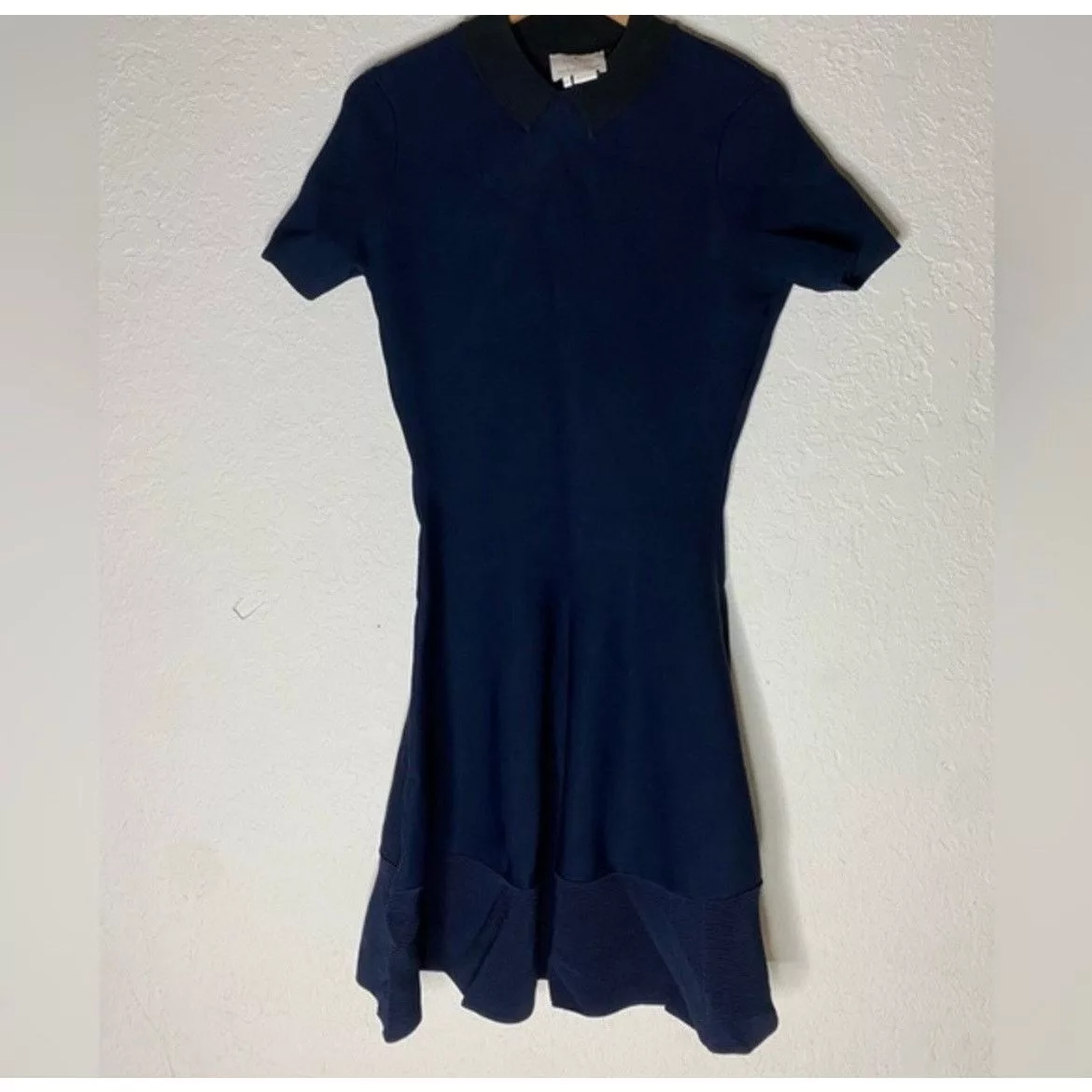 Kate Spade Midi Dresses Kate Spade Look For The Silver Lining Trompe L’oeil Dress Blue