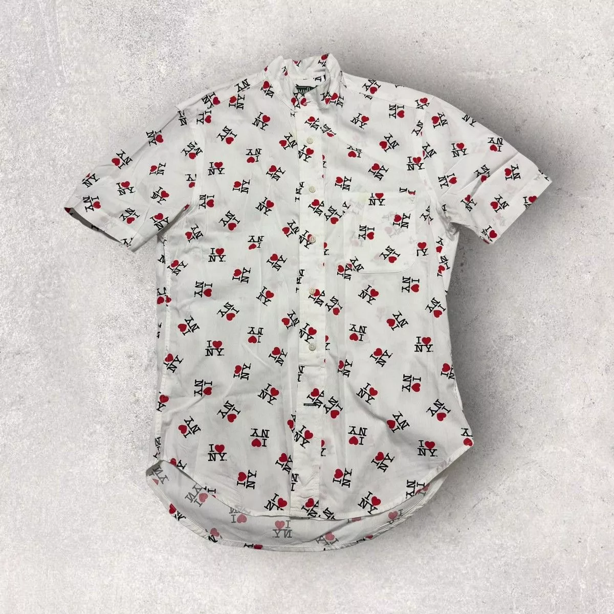 Gitman Bros. Shirts Button Ups Gitman Bros. × Vintage Vintage I Heart New York shirt White