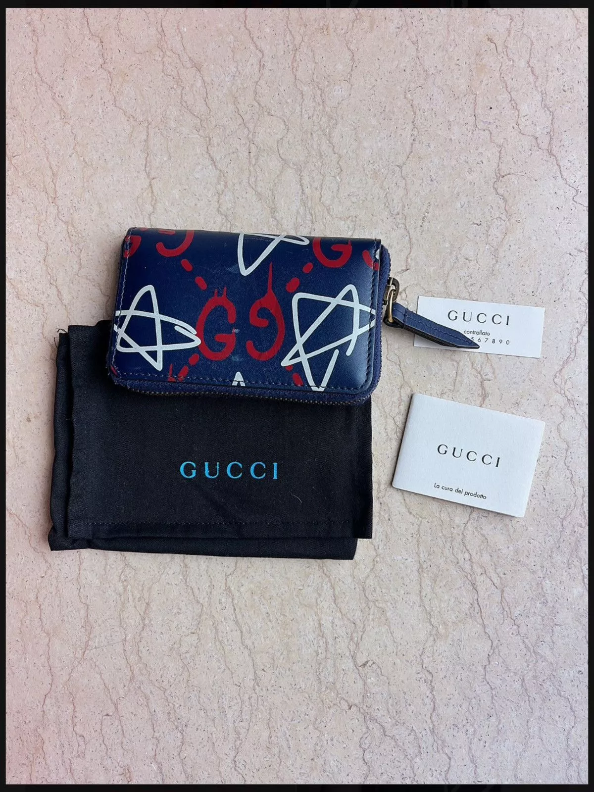 Gucci Wallets Gucci Print wallet Blue