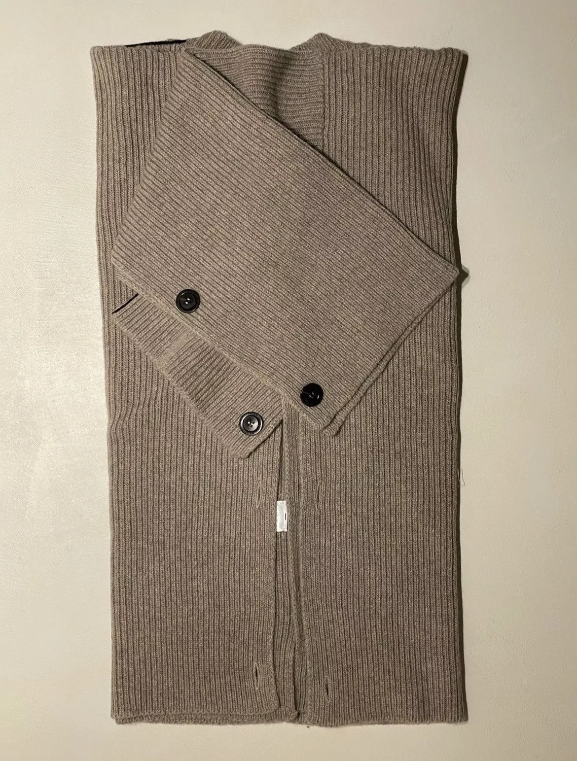 Peter Do Sweaters PETER DO - CREW NECK CAPE SWEATER - FW22 Beige