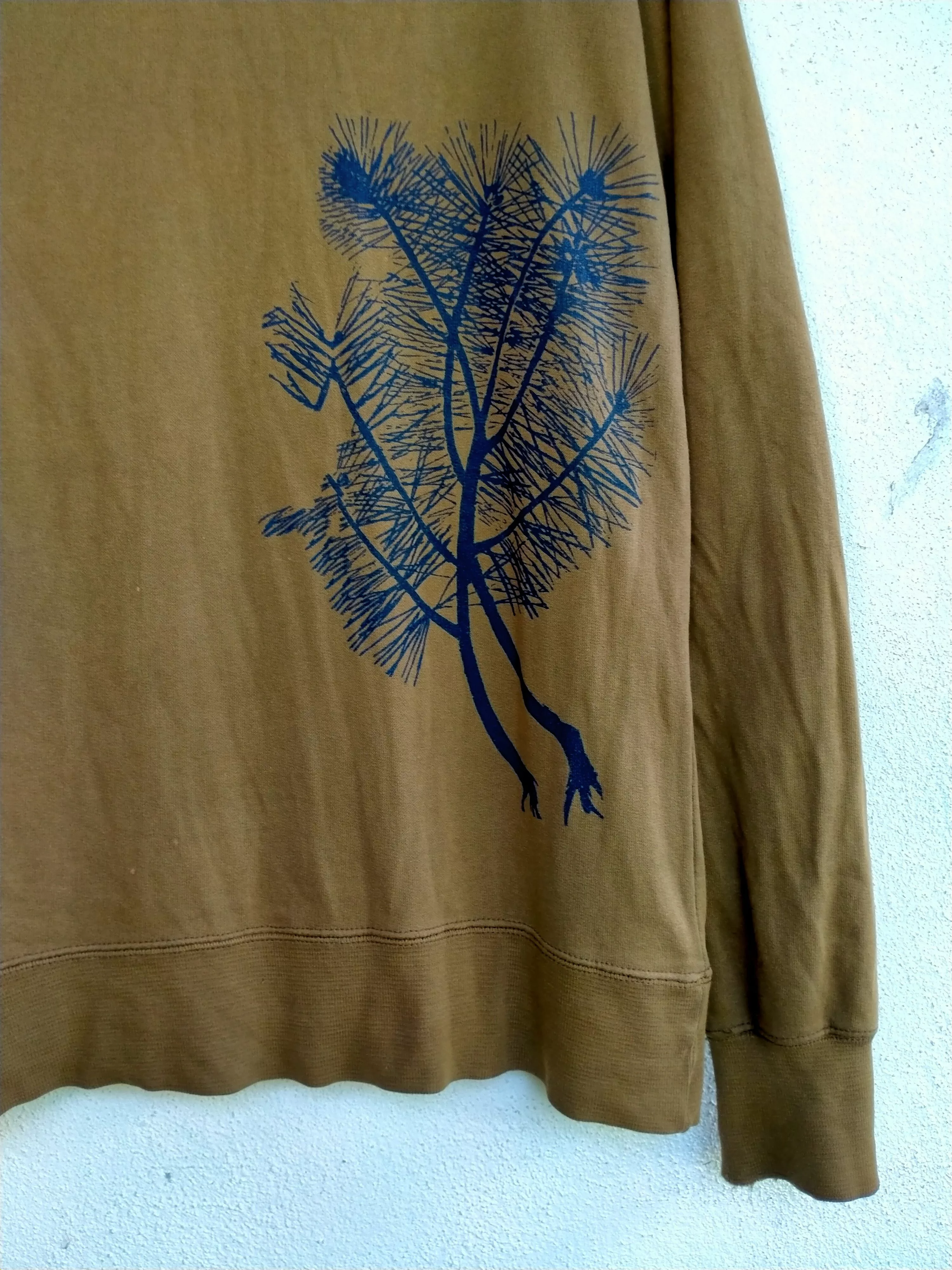 Christophe Lemaire Sweatshirts Christophe Lemaire × Vintage Vintage Christopher Lemaire Distressed Sweatshirt Brown