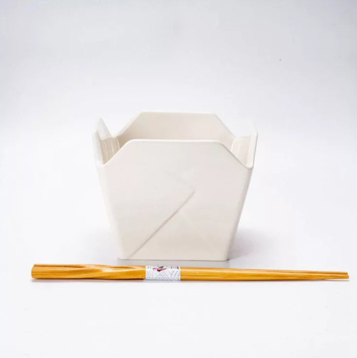 Phoenix Dragon Takeout Box w/ Chopsticks