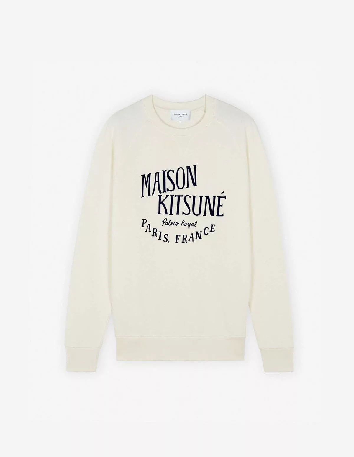 Maison Kitsune Sweatshirts Hoodies Maison Kitsune Cream Sweatshirt White