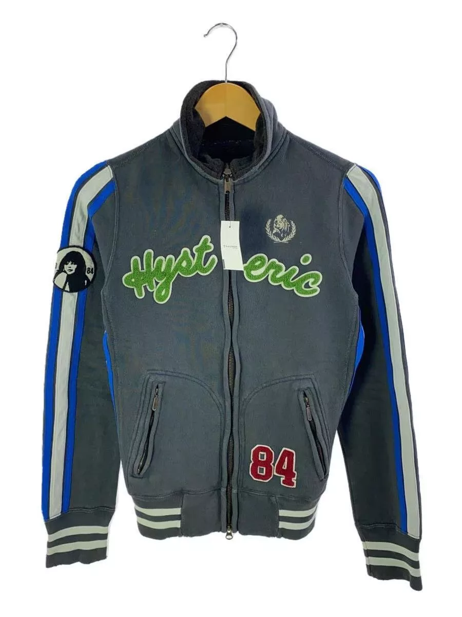Hysteric Glamour Light Jackets Hysteric Glamour 2000s Patch Zip Track Jacket Gray