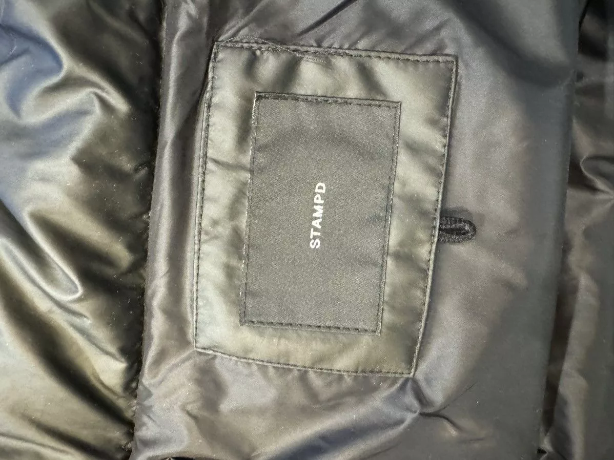 Stampd Bombers Stampd Cropped Puffer Jacket Black