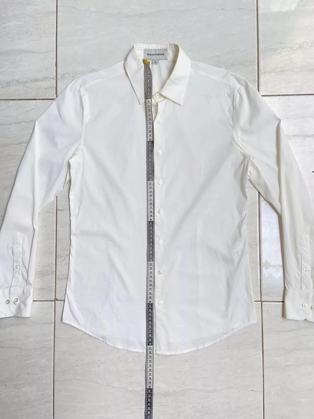 Solid Homme Shirts Button Ups Solid Homme × Wooyoungmi SOLID HOMME White Shirt