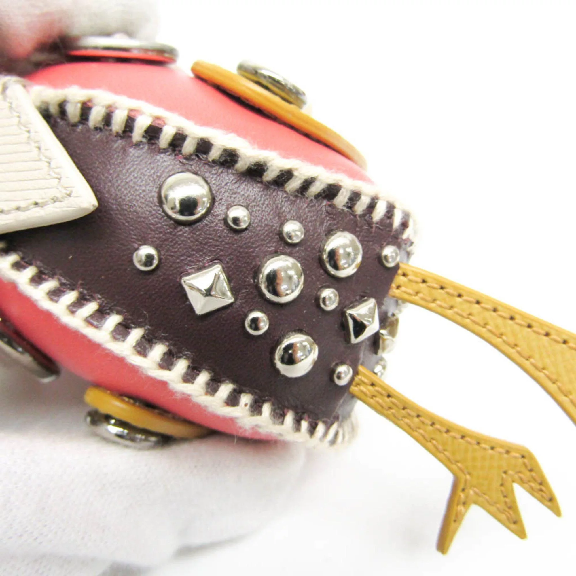 Burberry Miscellaneous Burberry BIRD CHARM 8001237 Keyring (Brown,Pink,Yellow)