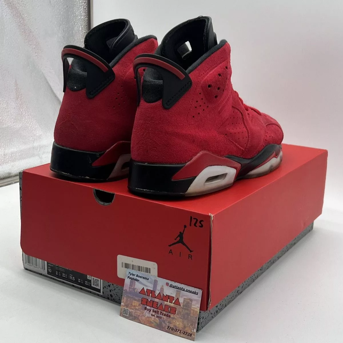 Jordan Brand Hi Top Sneakers Jordan Brand Air Jordan 6 Toro bravo Red