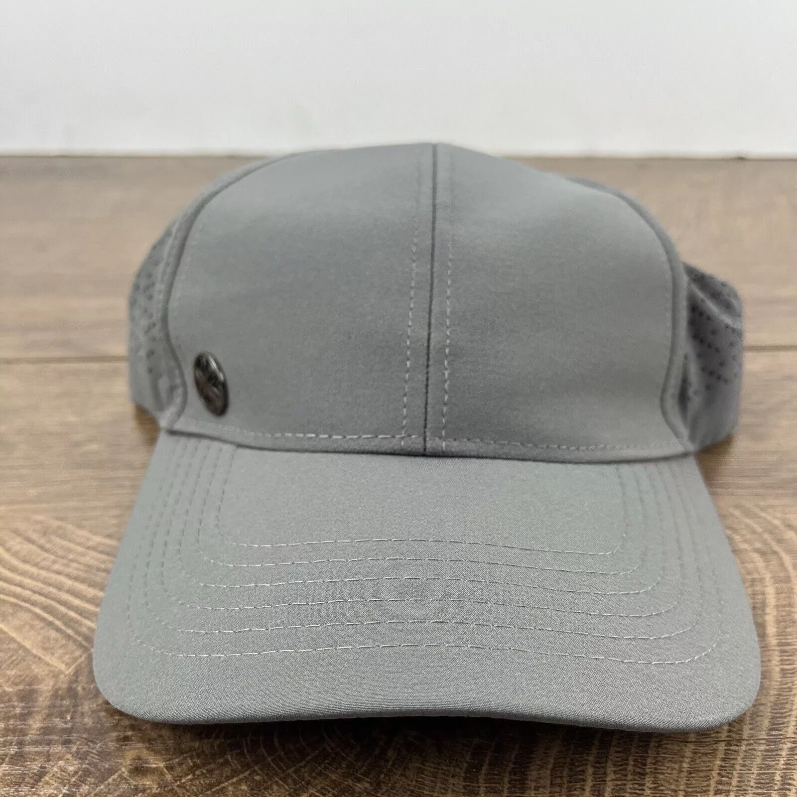Other Hats Other Gray Athletic Hat Running Cap Hat Gray Hat Adjustable Hat Gr