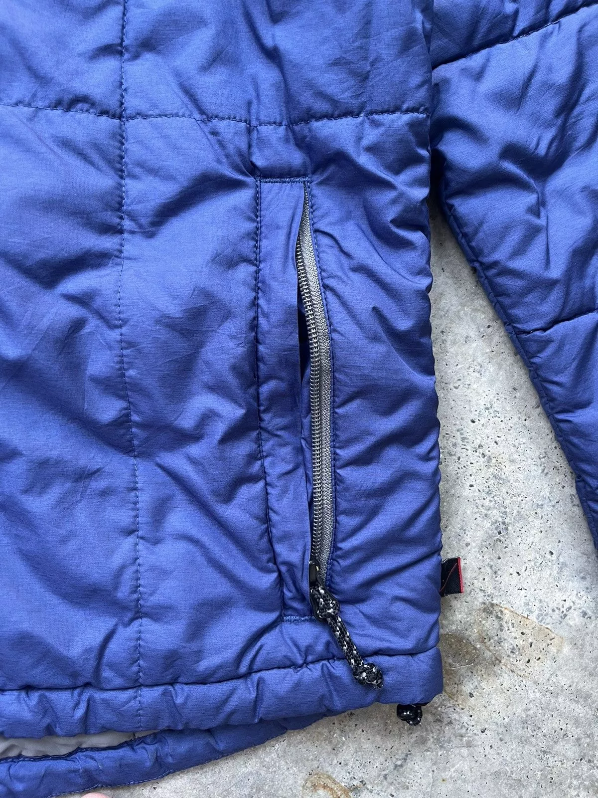 Quiksilver Light Jackets Quiksilver quicksilver puffer jacket hoodie Blue Vintage