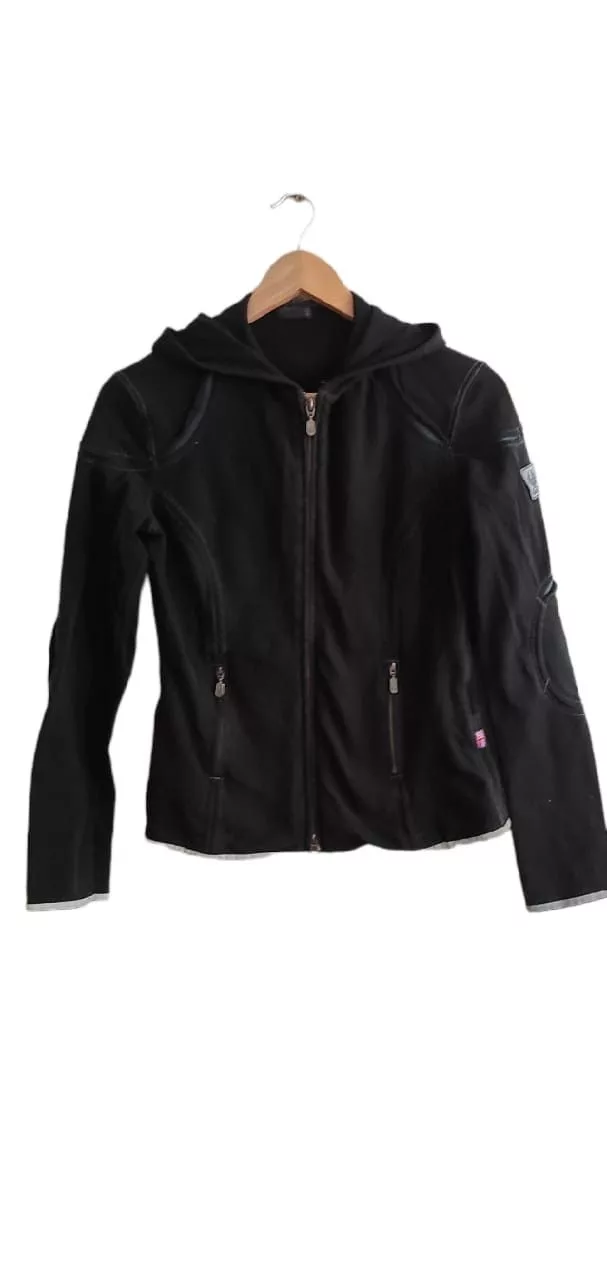 Belstaff Jackets BELSTAFF Sweat Full zip Hoodie Casual Black Jacket Size S