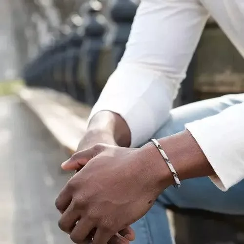 Other Jewelry Watches Other Vnox Geometry Bracelet Silver
