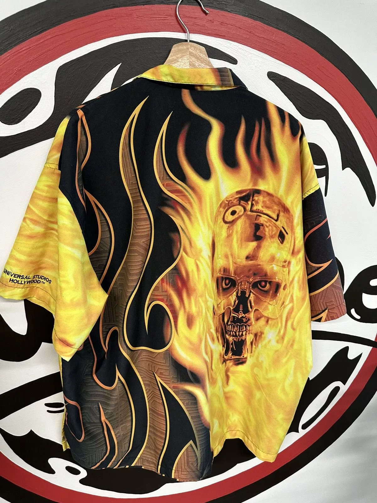 Universal Studios Shirts Button Ups Universal Studios × Vintage Vintage Y2K 00s Universal Studios Terminator 2 Button Up Multi Streetwear