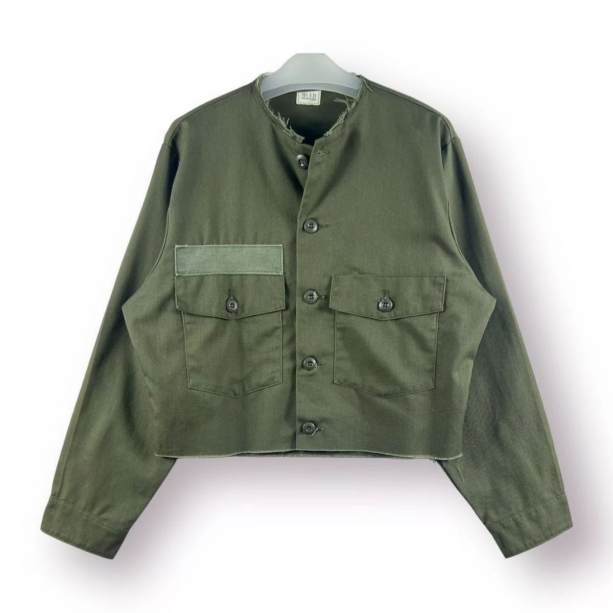 Other Light Jackets Other 🔥 (unisex) Custom Us Army Collarless Crop Type 2 jacket Green Vintage