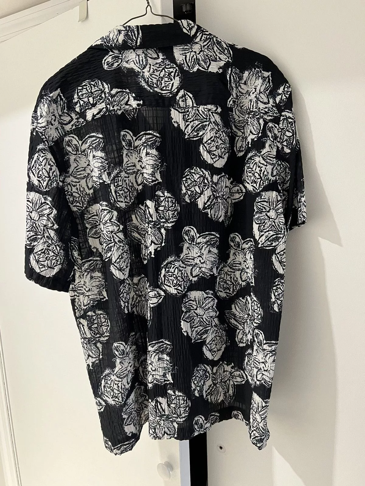 Zara Shirts Button Ups Zara short sleeve button up Black
