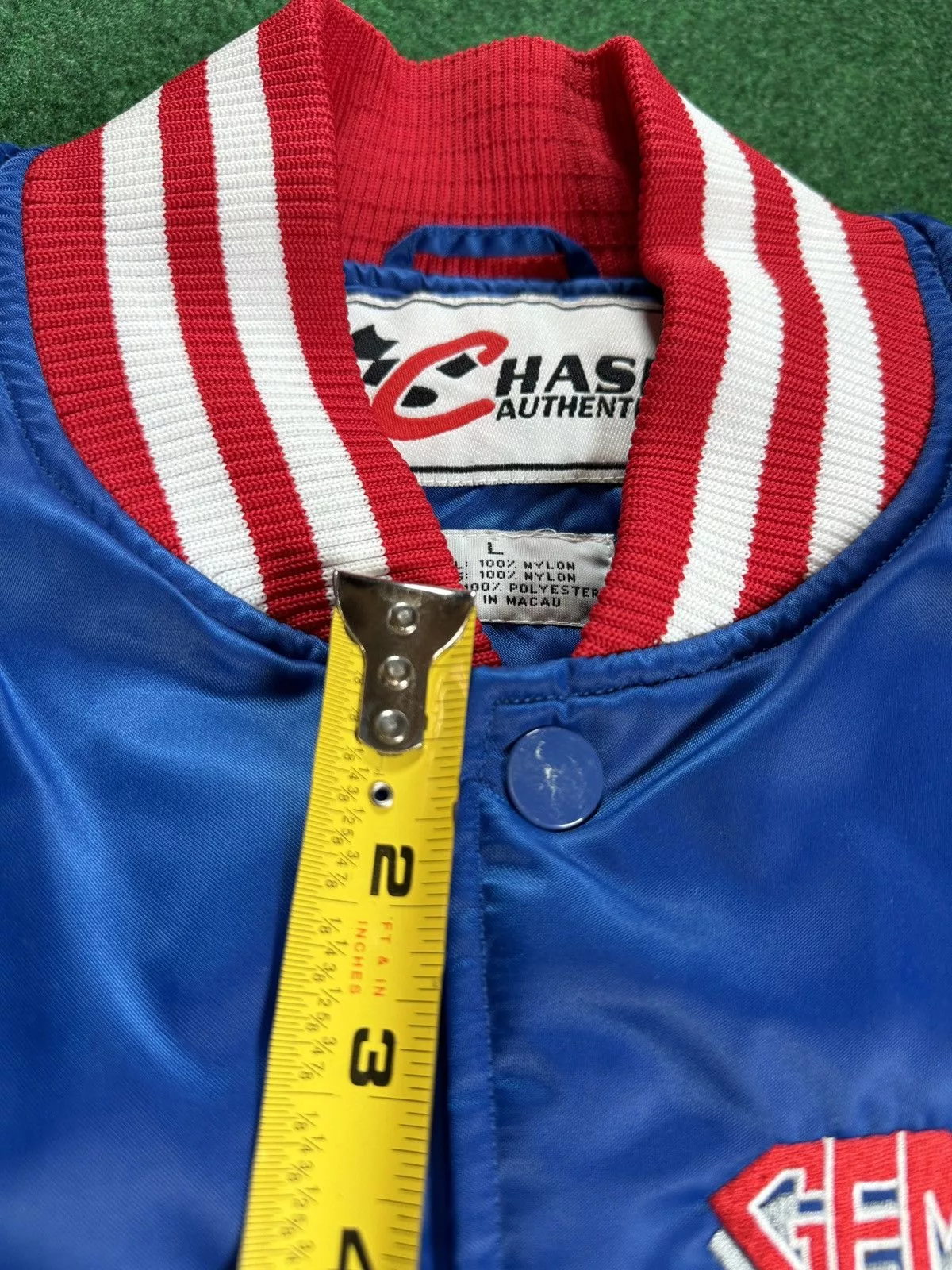 Chase Authentics Bombers Chase Authentics × Vintage NASCAR Chase Authentics Pepsi #24 Jeff Gordon Blue Jacket