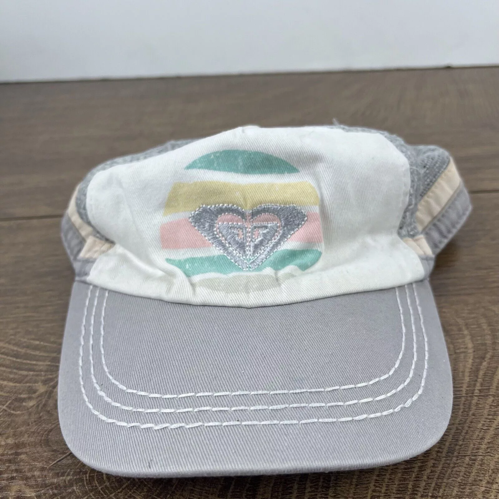 Other Hats Other Roxy Gray Hat ROXY Adjustable Hat White Adjustable Hat White