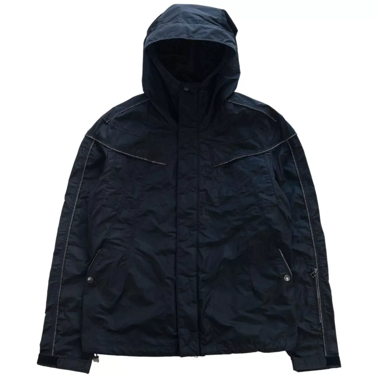 Marithe + Francois Girbaud Light Jackets Vintage Marithe + Francois Girbaud Hooded Jacket Size M Black