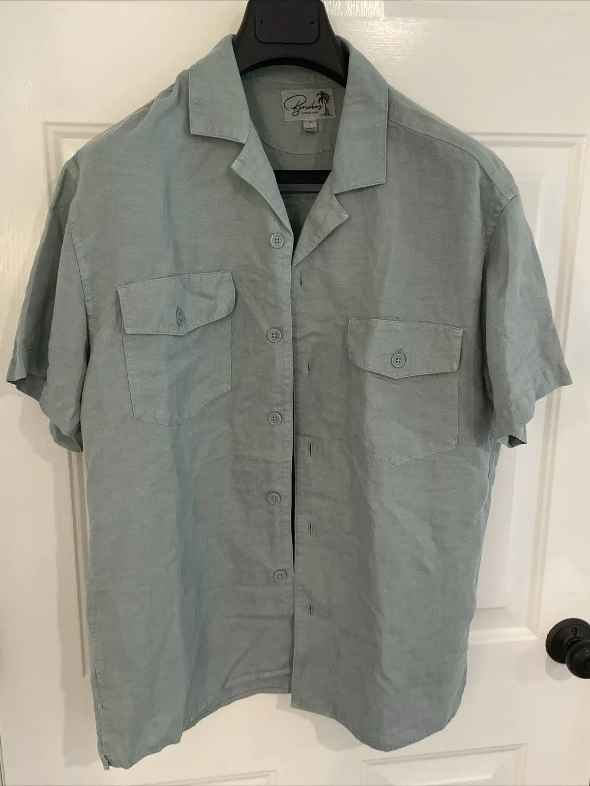 Bonobos Shirts Button Ups Bonobos Camp Collar Button Up Shirt Green