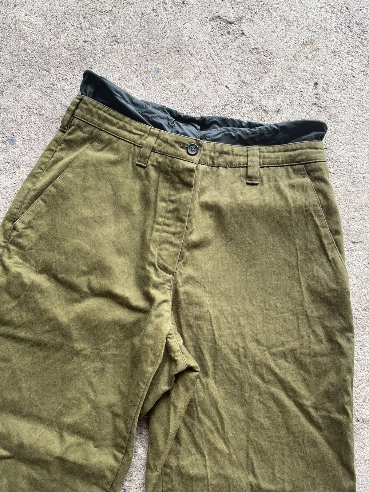 Prada Casual Pants *Rare* 90's Prada Trousers Green