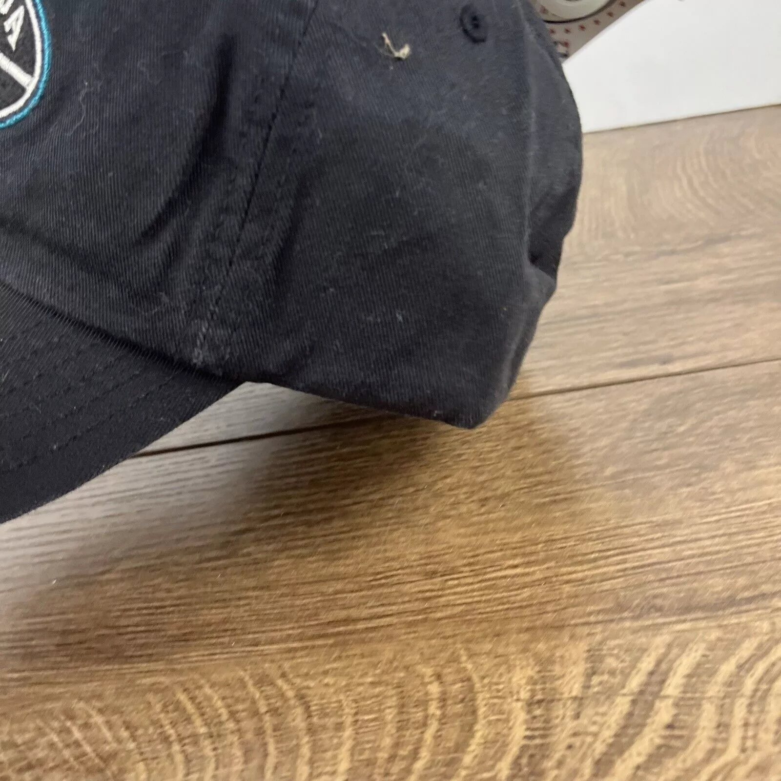 Other Hats Other Florida Marlins MLB Hat Marlins Black Hat Adjustable Black A