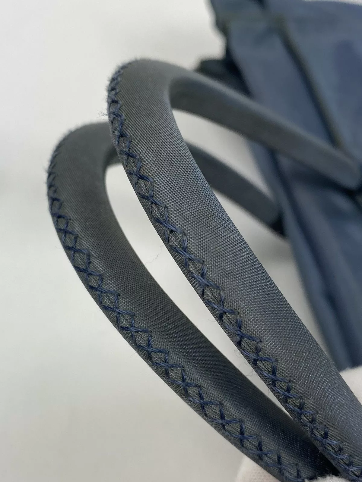 Prada Shoulder Bags Prada Tessuto Nylon Shoulder Bag Blue