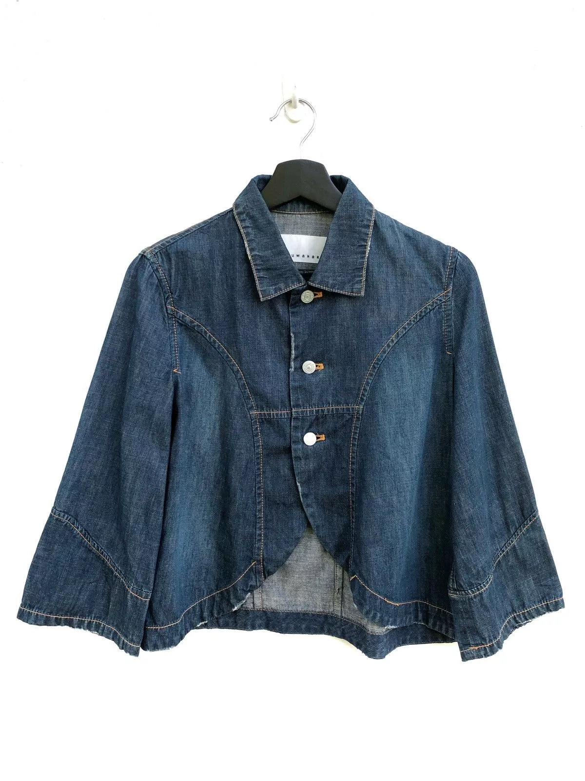 Japanese Brand Denim Jackets Japanese Brand × Sunao Kuwahara Japanese Designers Sunao Kuwahara Denim Jacket Blue Vintage