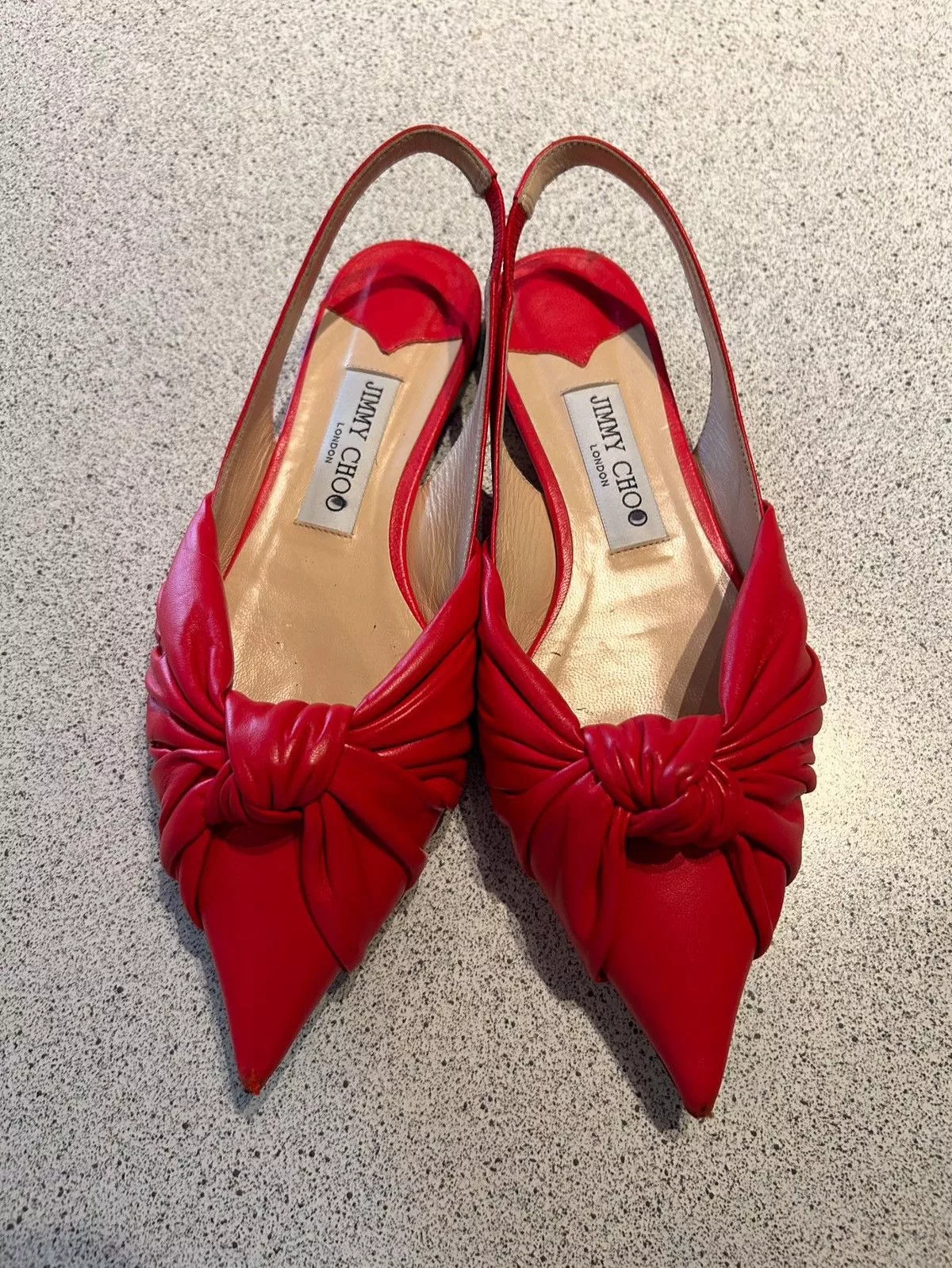 Jimmy Choo Flats Jimmy Choo red pointy flat