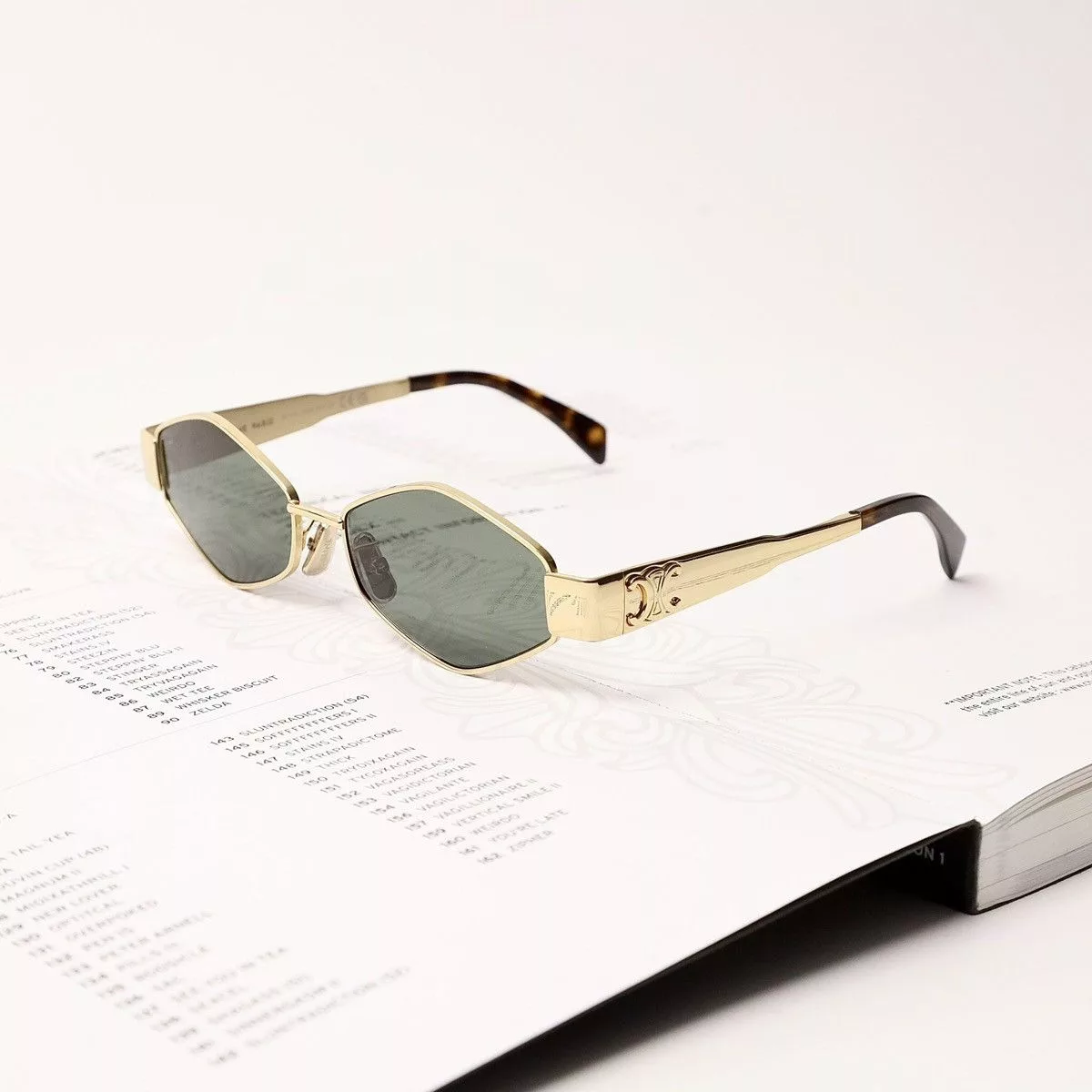 Celine Sunglasses CELINE CL40254U SUNGLASSES Gold