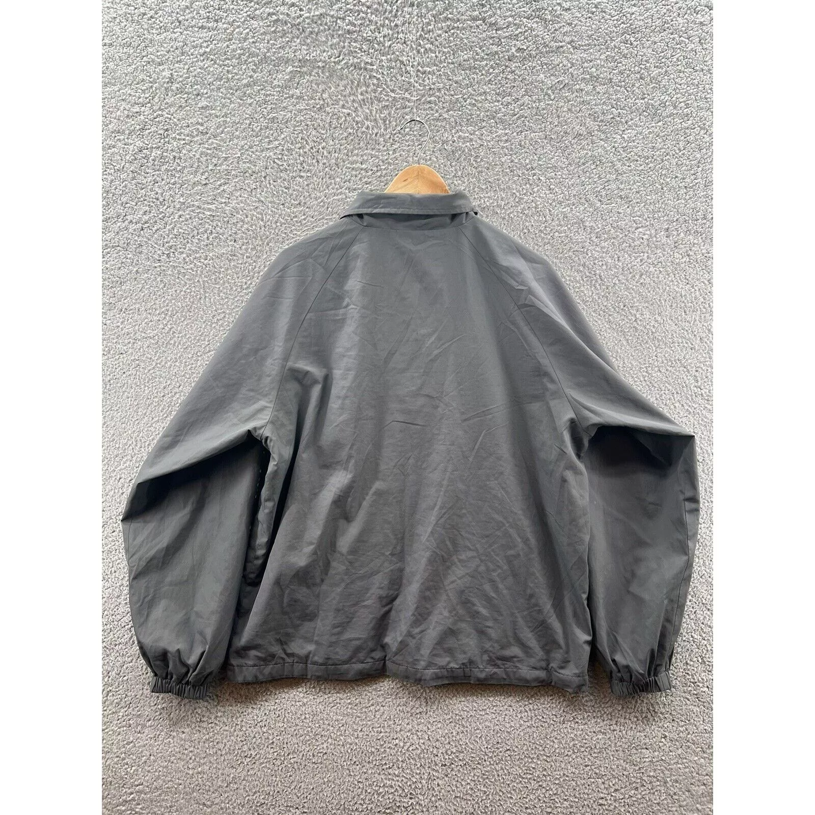 DVS Light Jackets DVS Skateboard Tradition Gray Coach Jacket Men’s Size Large