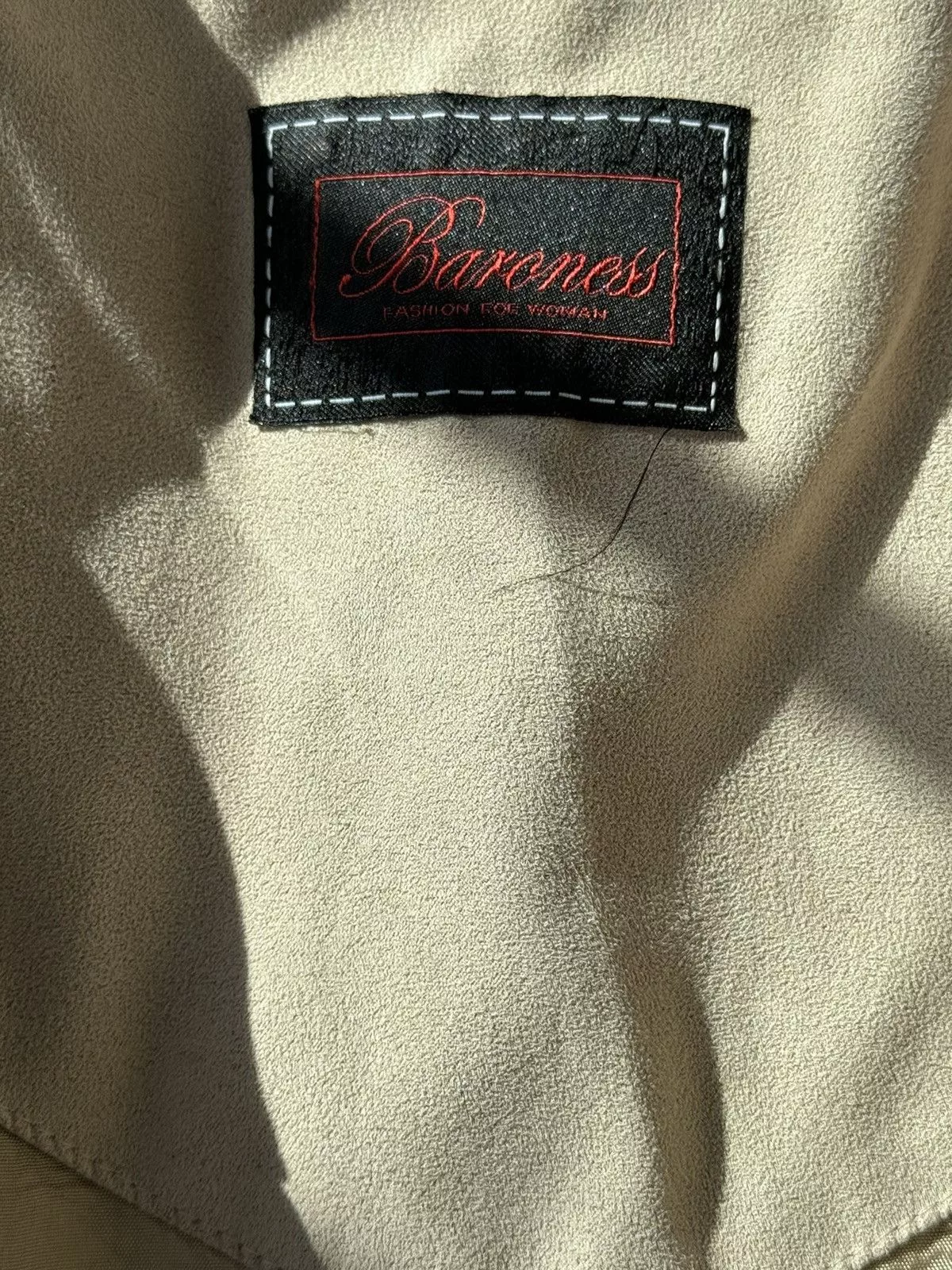 Vintage Jackets Vintage Suede beige coat for layering