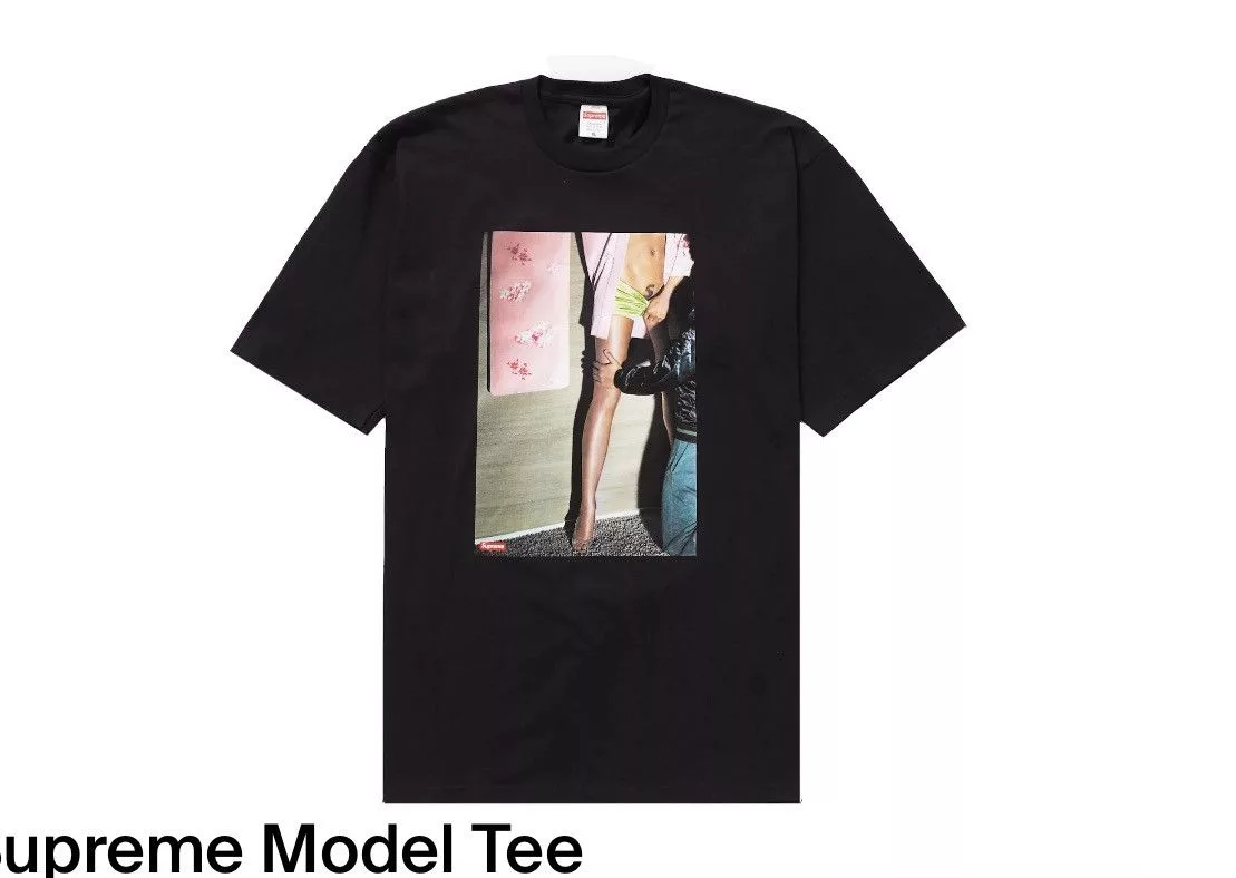 Supreme Short Sleeve T Shirts Supreme Model S Tee Black