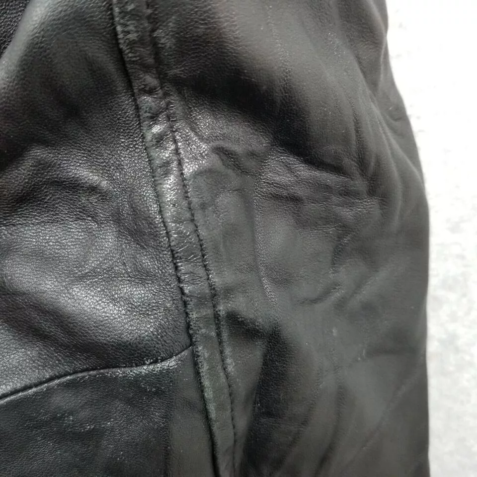 Other Leather Jackets Other Valerie Stevens Leather Jacket Womens Small Pockets Belt Black