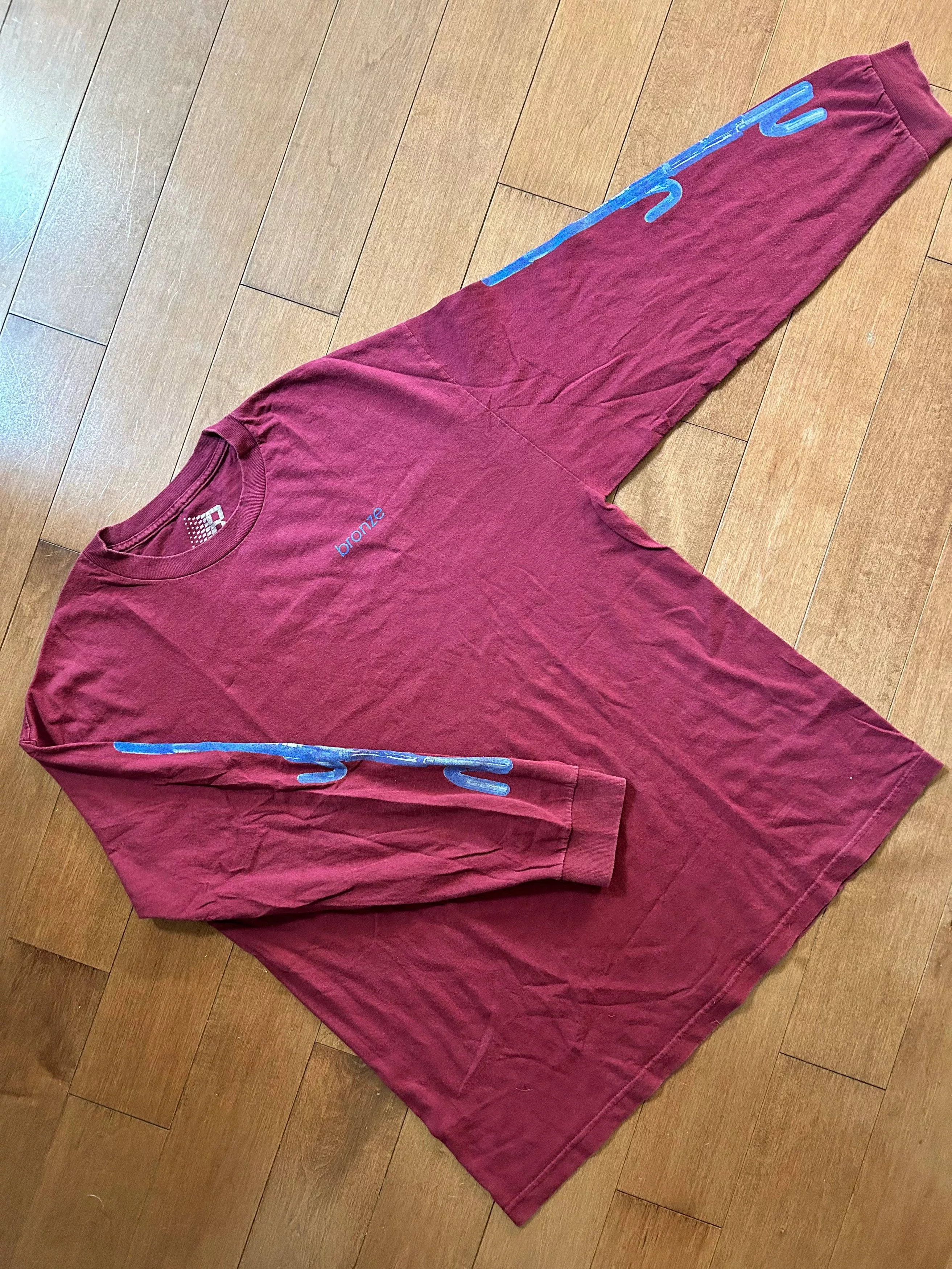 Bronze 56k Long Sleeve T Shirts Bronze 56k Wheel Lock Longsleeve Red