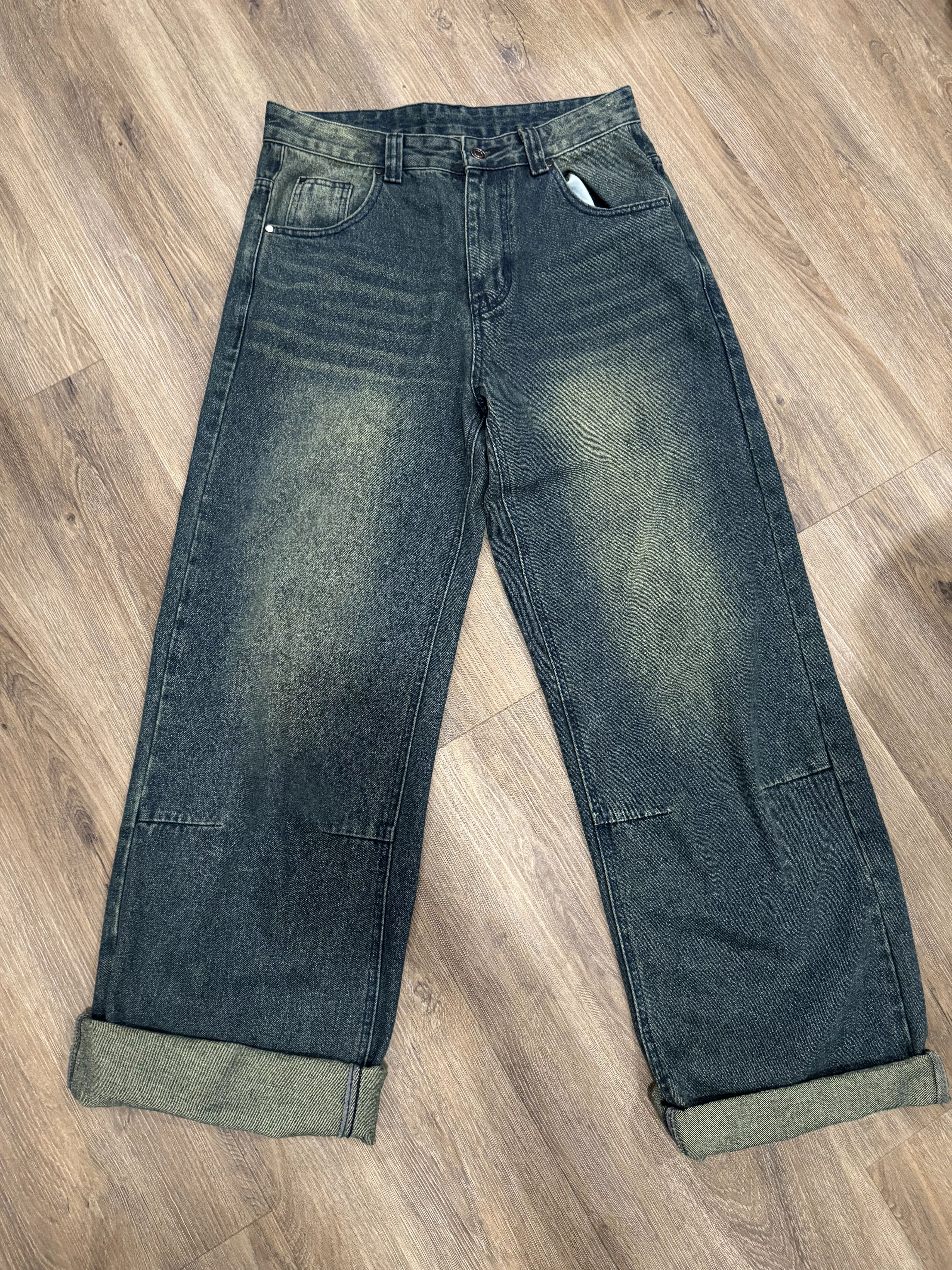 Vintage Denim Vintage Baggy Denim Green