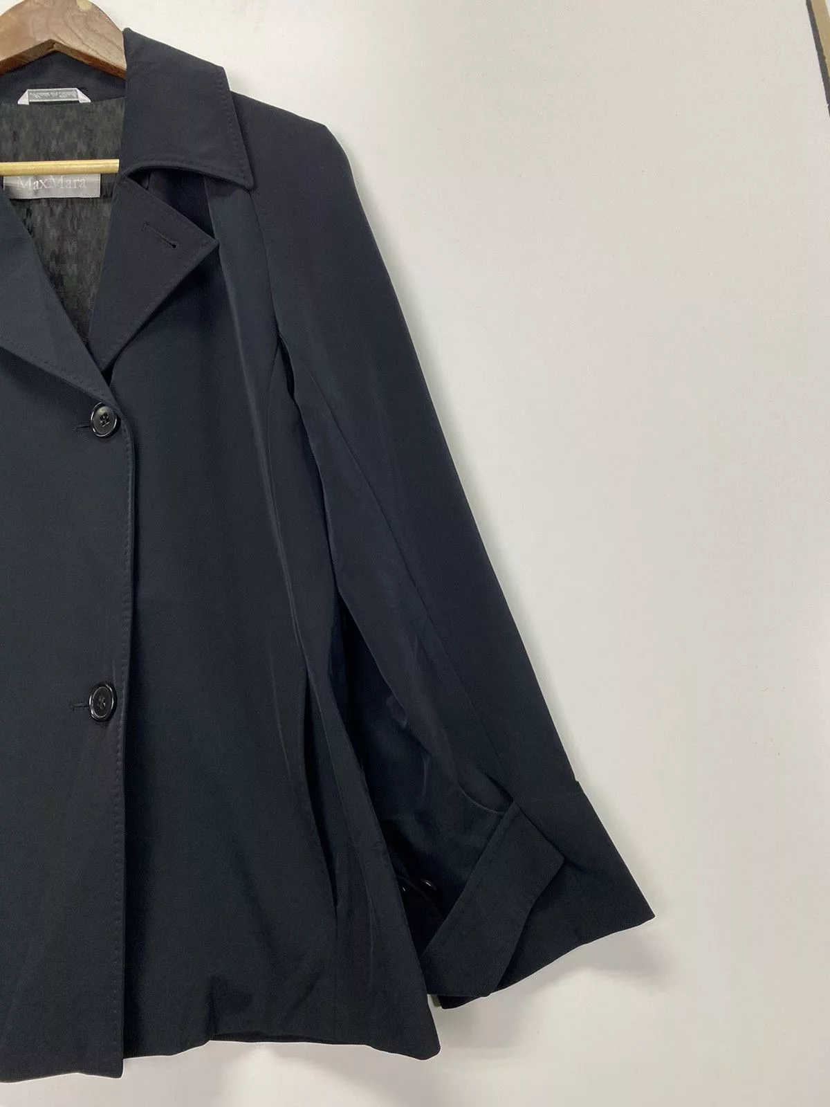 Designer Light Jackets Designer Max Mara Black Jacket Vintage
