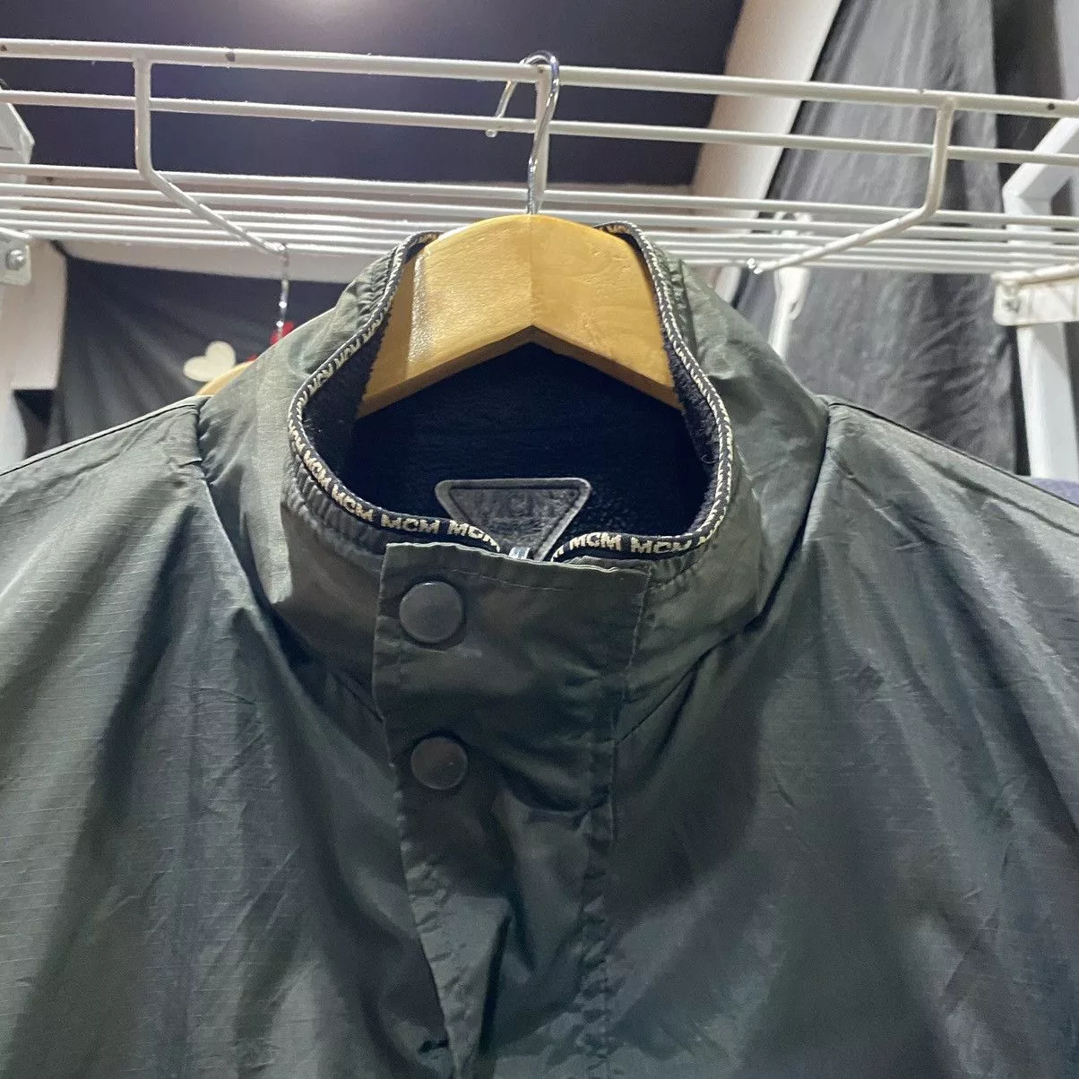 MCM Light Jackets MCM Black Reversible Fleece Jacket